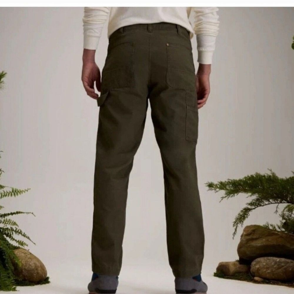 1328 NWT Alpine Design Men's Utility Pant Vintage Olive 36x34 - Picture 2 of 8